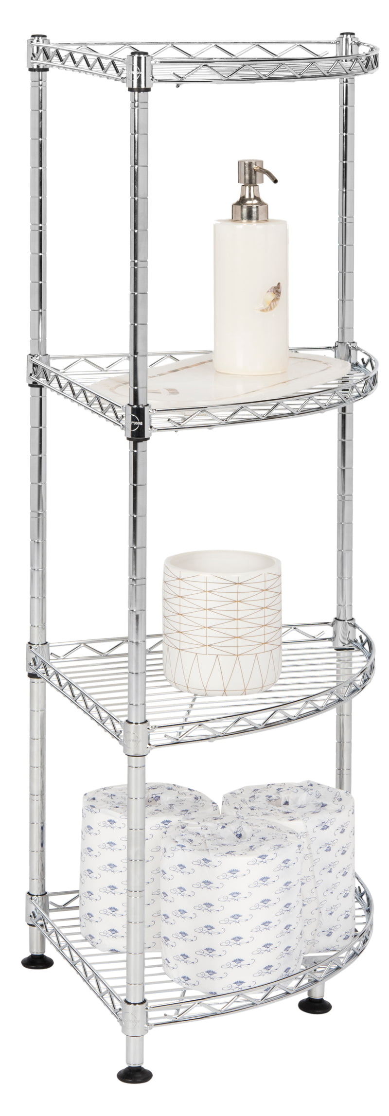 Jonathan Y Aleah 4-Tier Corner Storage Rack