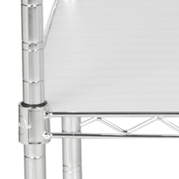 Jonathan Y Hope 31.5" 4-Tier Adjustable Baker's Rack
