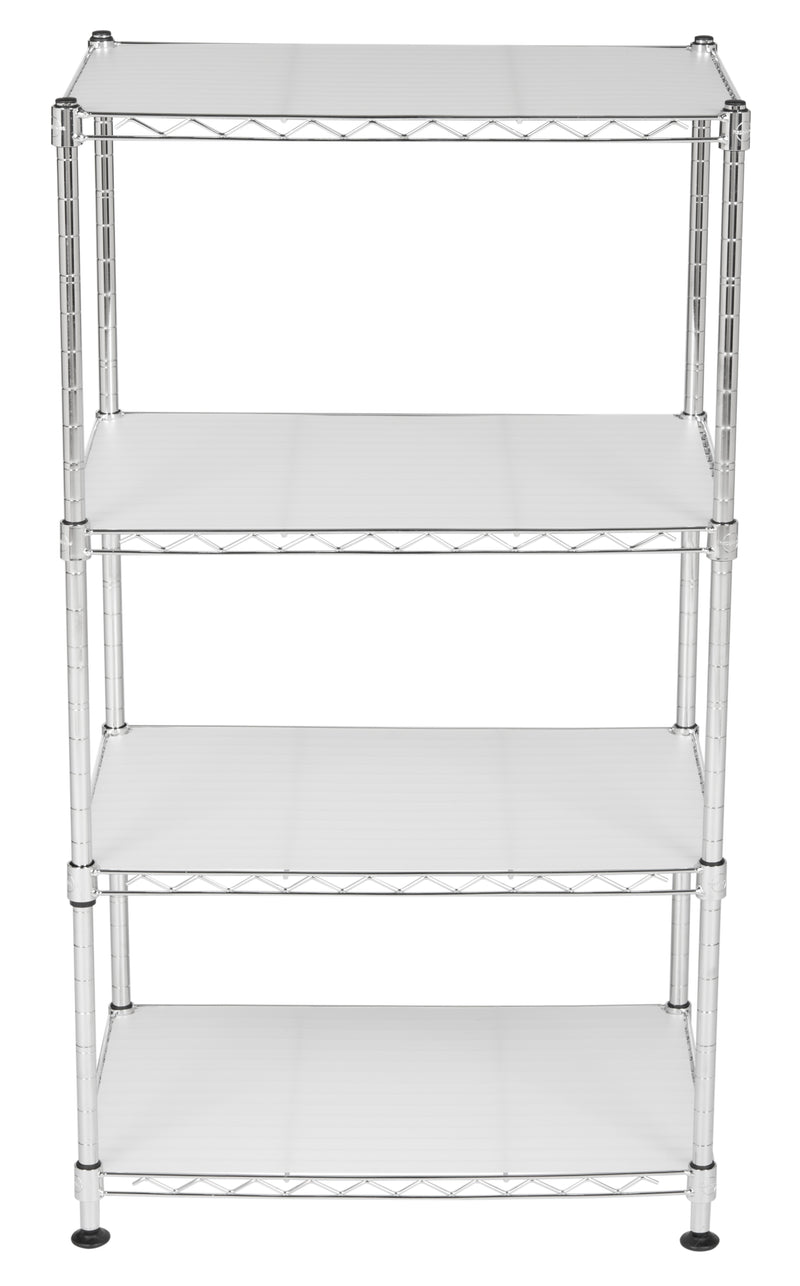 Jonathan Y Hope 31.5" 4-Tier Adjustable Baker's Rack