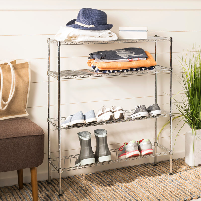 Jonathan Y Carrie 4-Tier 35.8" Shoe Rack