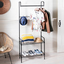 Jonathan Y Anderson 70" Garment Rack and Shoe Storage