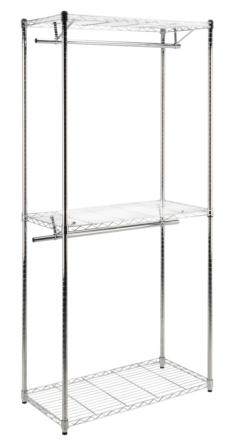Jonathan Y Elizabeth 78.7" Double-Rail Garment Rack