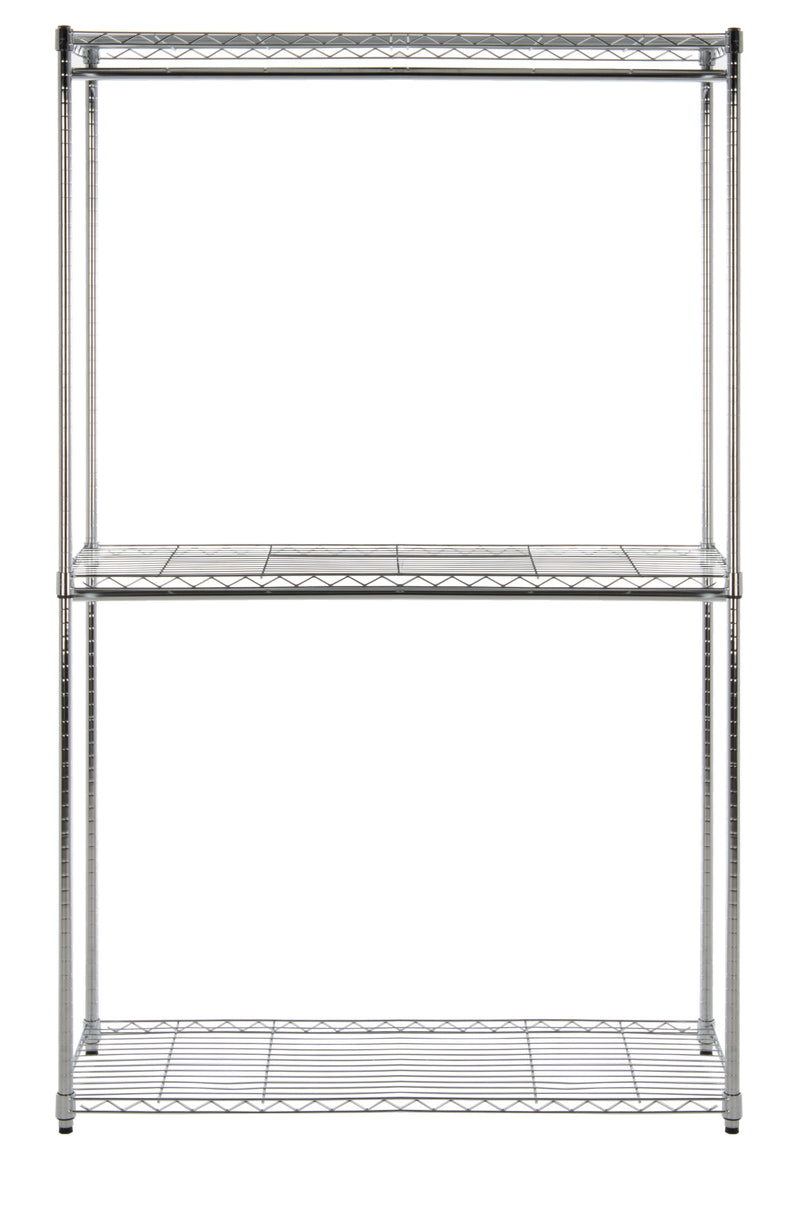 Jonathan Y Katherine 78.7" Double-Bar Garment Rack and Shelving Unit