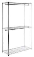 Jonathan Y Katherine 78.7" Double-Bar Garment Rack and Shelving Unit