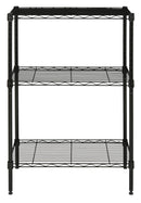 Jonathan Y Suze 35" 3-Shelf Wire Rack