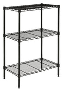 Jonathan Y Suze 35" 3-Shelf Wire Rack