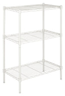 Jonathan Y Suze 35" 3-Shelf Wire Rack