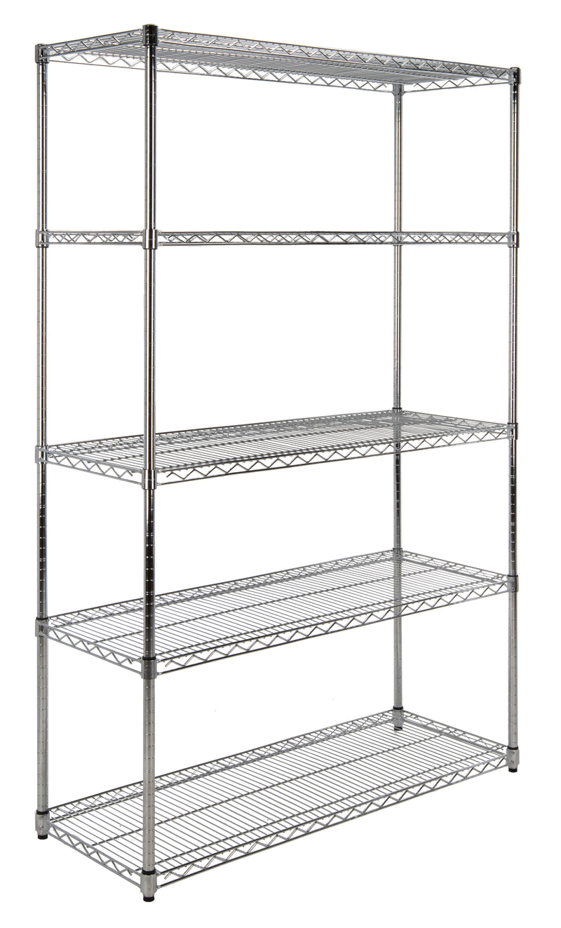 Jonathan Y Charlotte 72.8" 5-Shelf Wire Rack