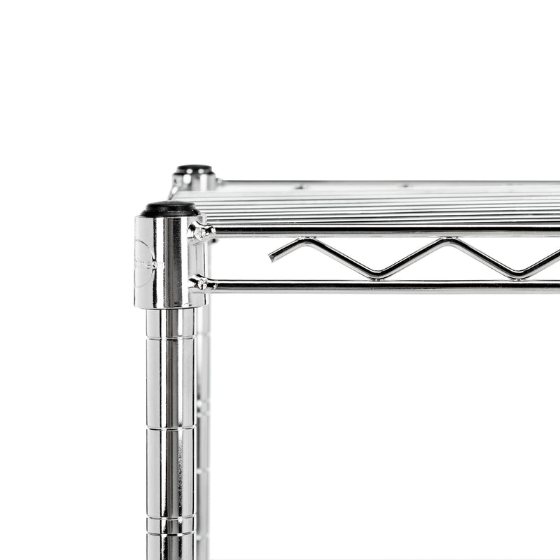 Jonathan Y Detroit 76" 6-Shelf Rolling Wire Rack