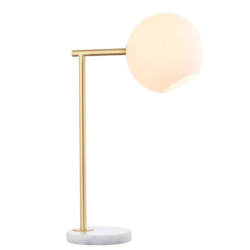 Jonathan Y Charles 20.5" Metal/Marble LED Table Lamp
