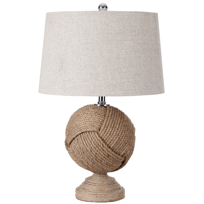 Jonathan Y Monkey's Fist 24" Knotted Rope LED Table Lamp