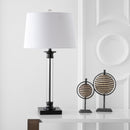 Jonathan Y Mason 30" Glass and Metal LED Table Lamp