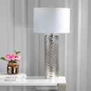 Jonathan Y Isabella 30" Glass LED Table Lamp