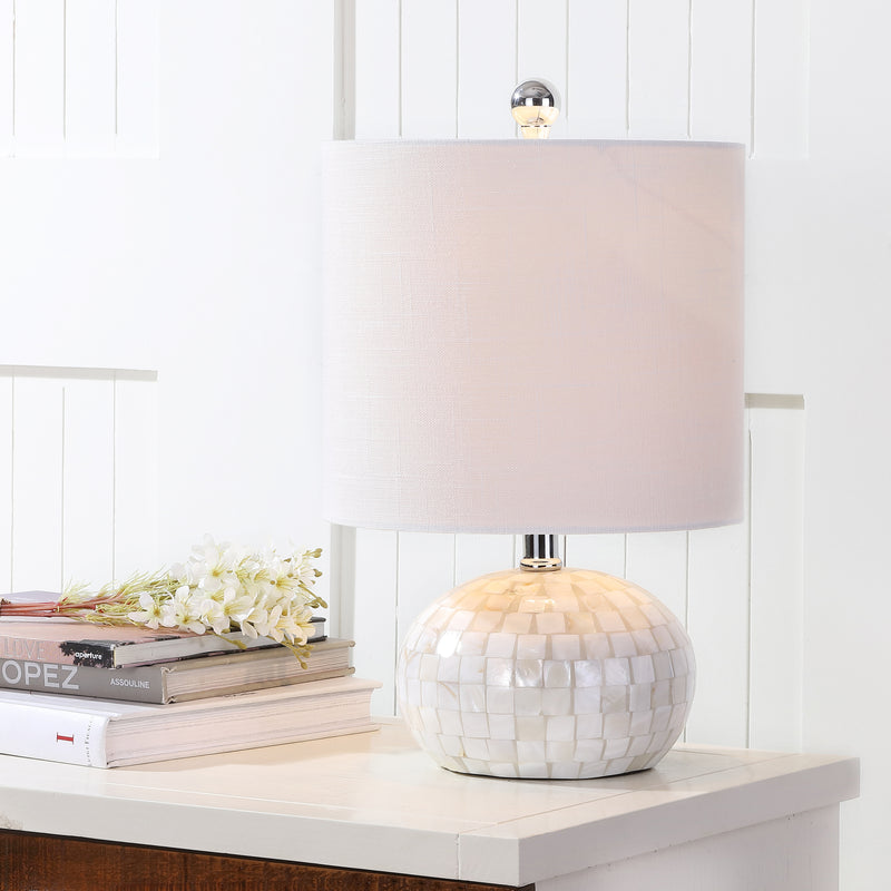 Jonathan Y Wilson 16" Seashell LED Table Lamp