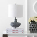 Jonathan Y Kamille 18" Glass and Lucite LED Table Lamp