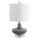 Jonathan Y Kamille 18" Glass and Lucite LED Table Lamp
