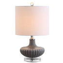 Jonathan Y Kamille 18" Glass and Lucite LED Table Lamp