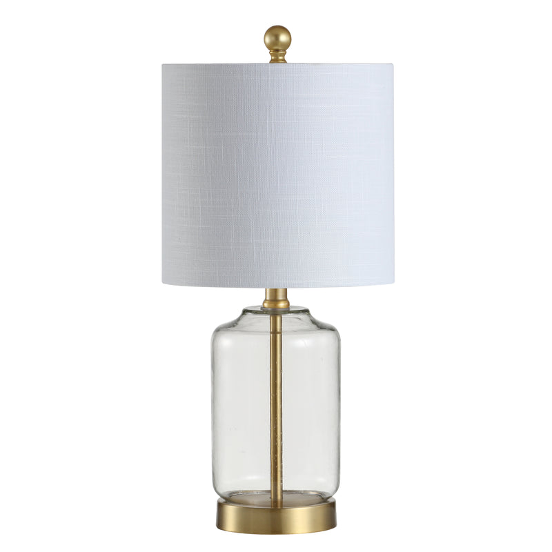 Jonathan Y Duncan 20.5" Glass/Metal LED Table Lamp