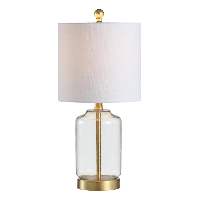 Jonathan Y Duncan 20.5" Glass/Metal LED Table Lamp