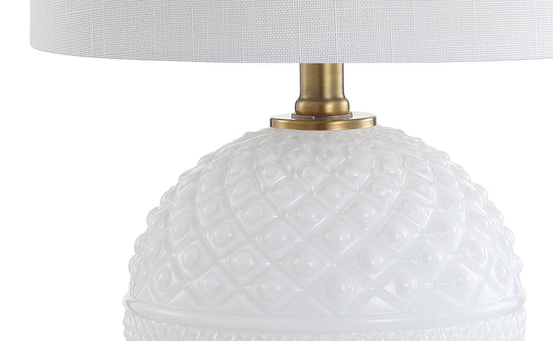 Jonathan Y Julienne 20.5" Glass/Metal LED Table Lamp