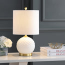 Jonathan Y Julienne 20.5" Glass/Metal LED Table Lamp