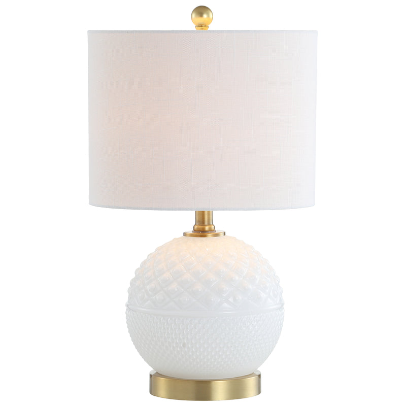Jonathan Y Julienne 20.5" Glass/Metal LED Table Lamp