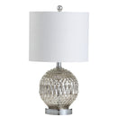 Jonathan Y Krister 20.5" Glass/Metal LED Table Lamp