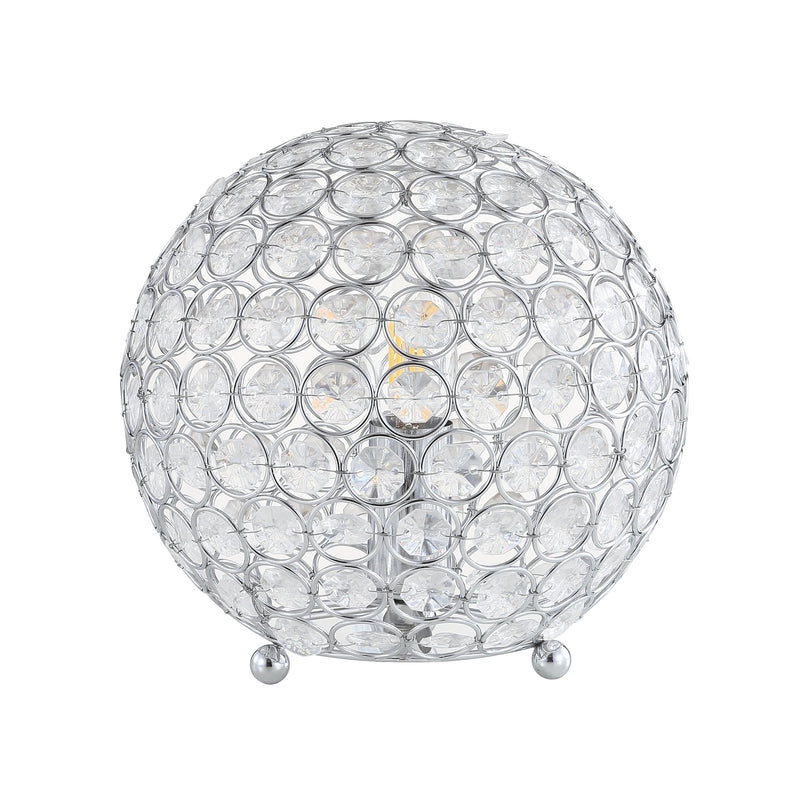 Jonathan Y Gemma 8.25" Acrylic/Metal LED Table Lamp