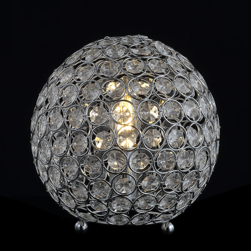 Jonathan Y Gemma 8.25" Acrylic/Metal LED Table Lamp
