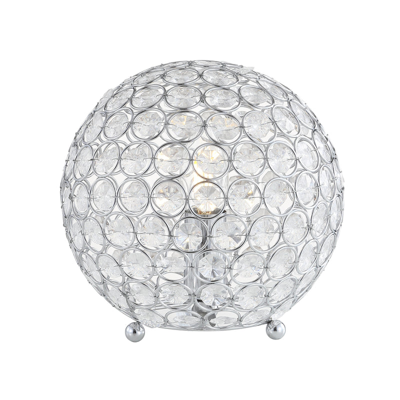 Jonathan Y Gemma 8.25" Acrylic/Metal LED Table Lamp