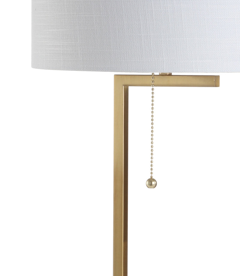 Jonathan Y Alyssa 24.5" Metal/Marble LED Table Lamp