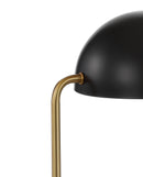 Jonathan Y Porter 13.5" Art Deco Dome Lamp with Marble Base