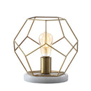 Jonathan Y James 10" Metal/Marble LED Table Lamp