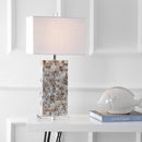Jonathan Y Cannon 29" Seashell and Crystal LED Table Lamp