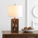 Jonathan Y Stewart 21.5" Wood LED Table Lamp