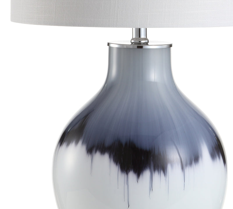 Jonathan Y Mia 27" Glass/Metal LED Table Lamp