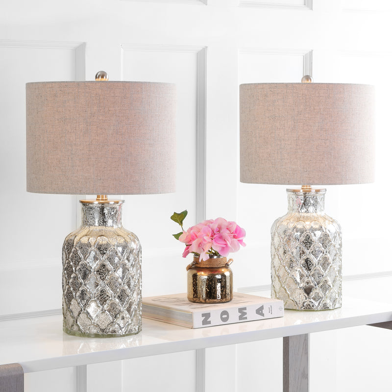 Jonathan Y Alvord 24.5" LED Glass Table Lamp