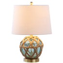 Jonathan Y Andrews 21.5" LED Glass/Rope Table Lamp