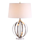 Jonathan Y Logan 26" Metal Orb LED Table Lamp