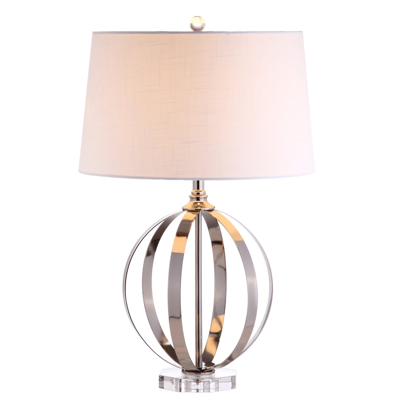 Jonathan Y Logan 26" Metal Orb LED Table Lamp