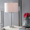 Jonathan Y Harper 29" Glass LED Table Lamp