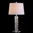 Jonathan Y Julia 25.5" Crystal LED Table Lamp