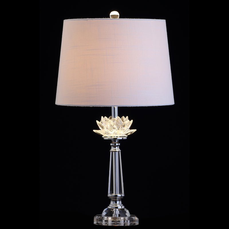 Jonathan Y Day 24.5" Crystal LED Table Lamp