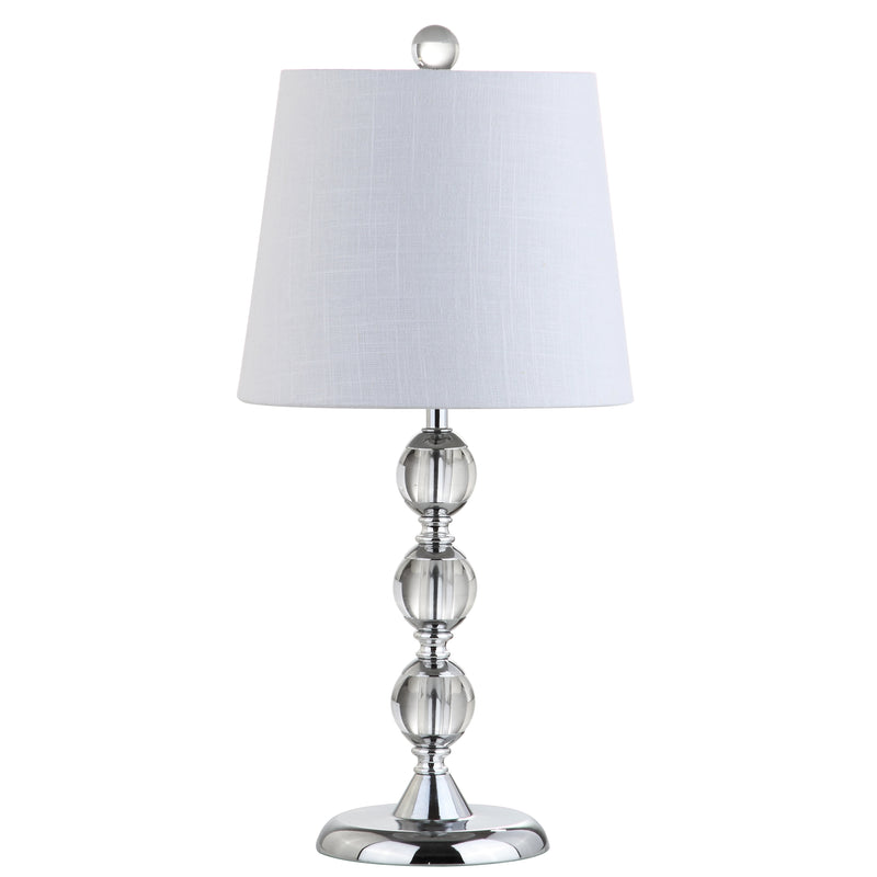 Jonathan Y Hudson 20" Crystal Mini LED Table Lamp