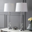 Jonathan Y Elizabeth 33" Crystal/Metal LED Table Lamp