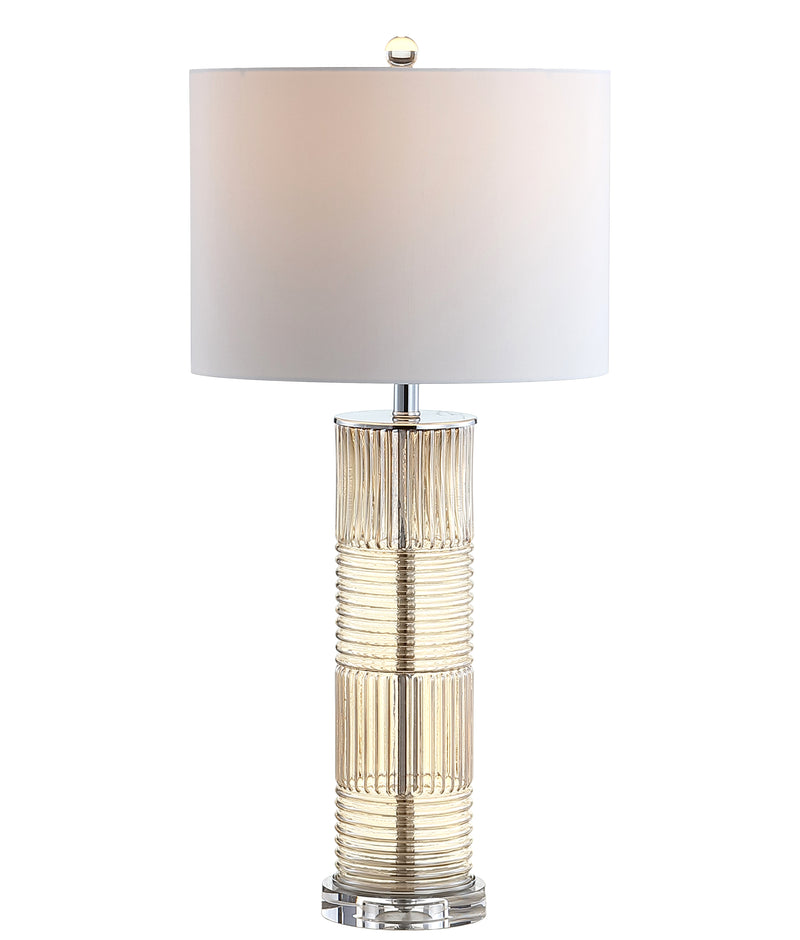 Jonathan Y Genevieve 30" Glass/Crystal LED Table Lamp