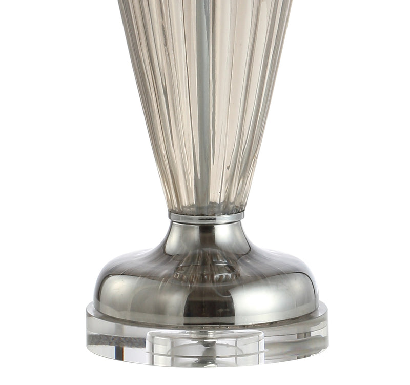 Jonathan Y Julian 33.5" Glass/Crystal LED Table Lamp