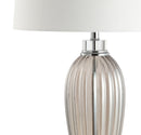 Jonathan Y Julian 33.5" Glass/Crystal LED Table Lamp