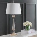 Jonathan Y Chloe 32.5" Glass LED Table Lamp