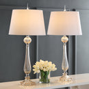 Jonathan Y Chloe 32.5" Glass LED Table Lamp